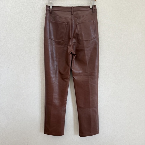 Wilfred x Aritzia Melina Pant High Waisted Vegan Leather Size 4 - Picture 6 of 6